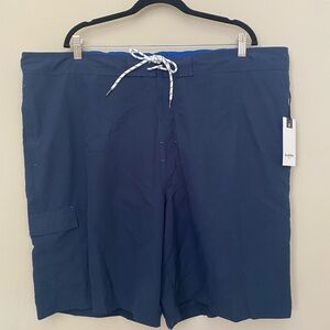 NWT Goodfellow & Co Navy Blue Swim Trunks size XXL